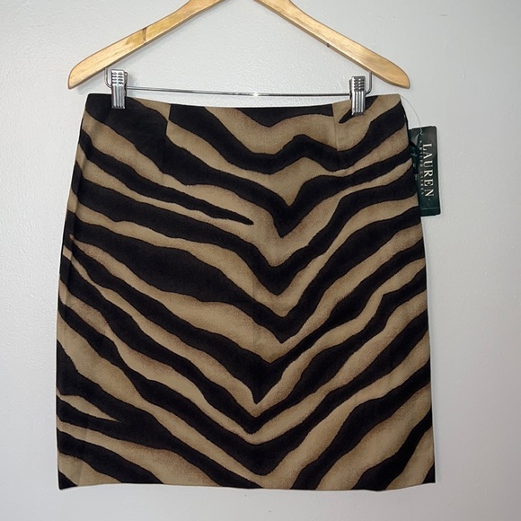 Lauren Ralph Lauren Dresses & Skirts - Ralph Lauren Animal Print Skirt NWT